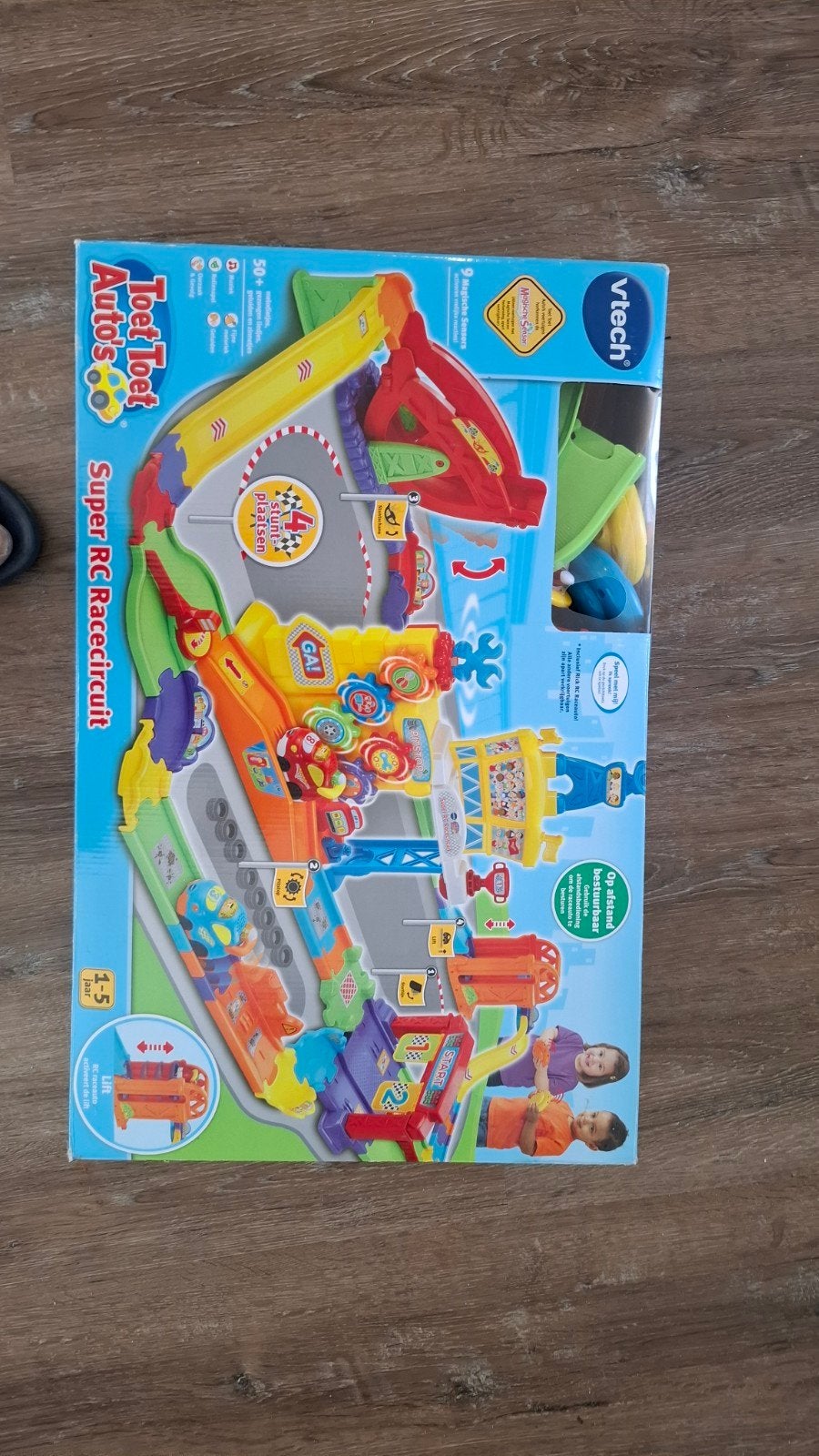 VTech Toet Toet Auto's Super RC Racecircuit met extra's, Ophalen, Gebruikt, Afstandsbediening