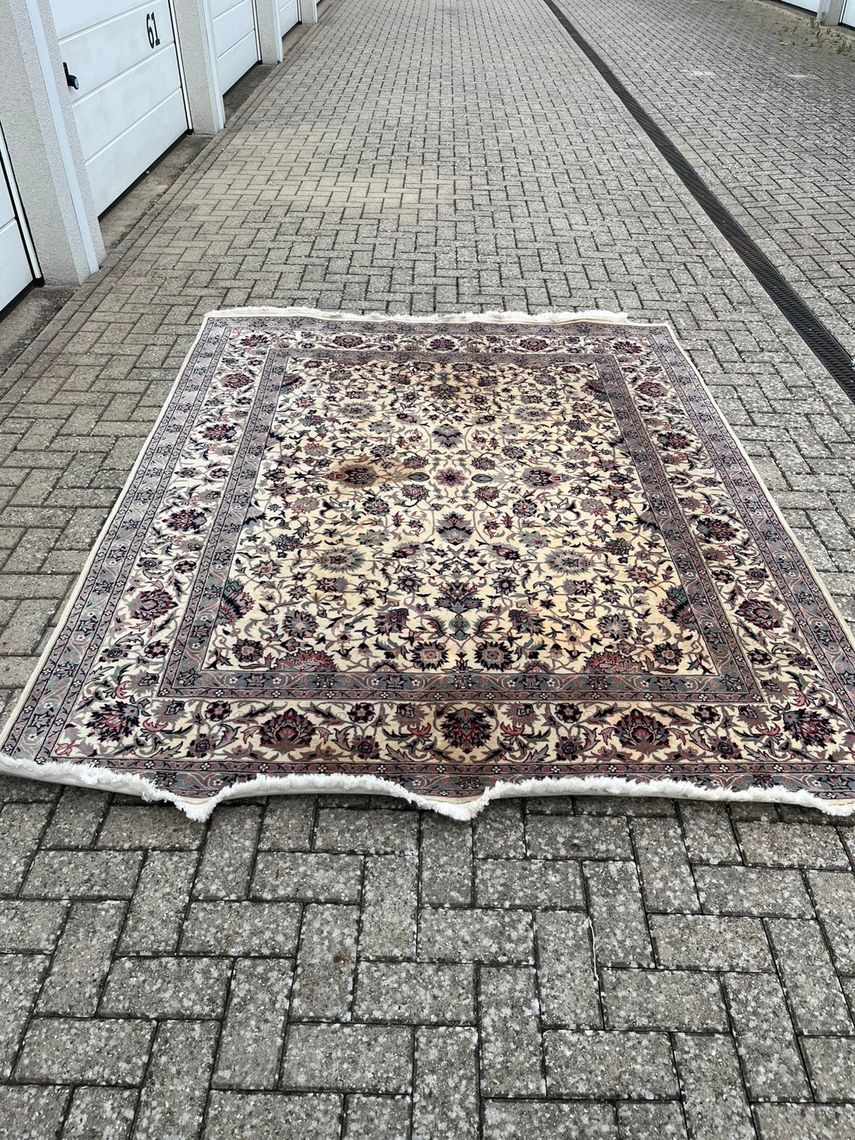 Tapijt perzisch? Teab 200 x 255 cm, Ophalen, Gebruikt, Beige, 200 cm of meer