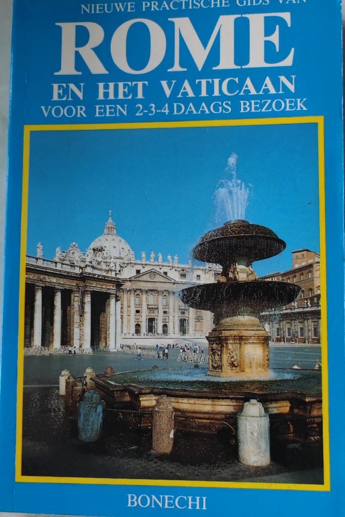 725 Boekje Rome en het Vaticaan - met plattegrond, Overige merken, Europa, Ophalen of Verzenden, Zo goed als nieuw