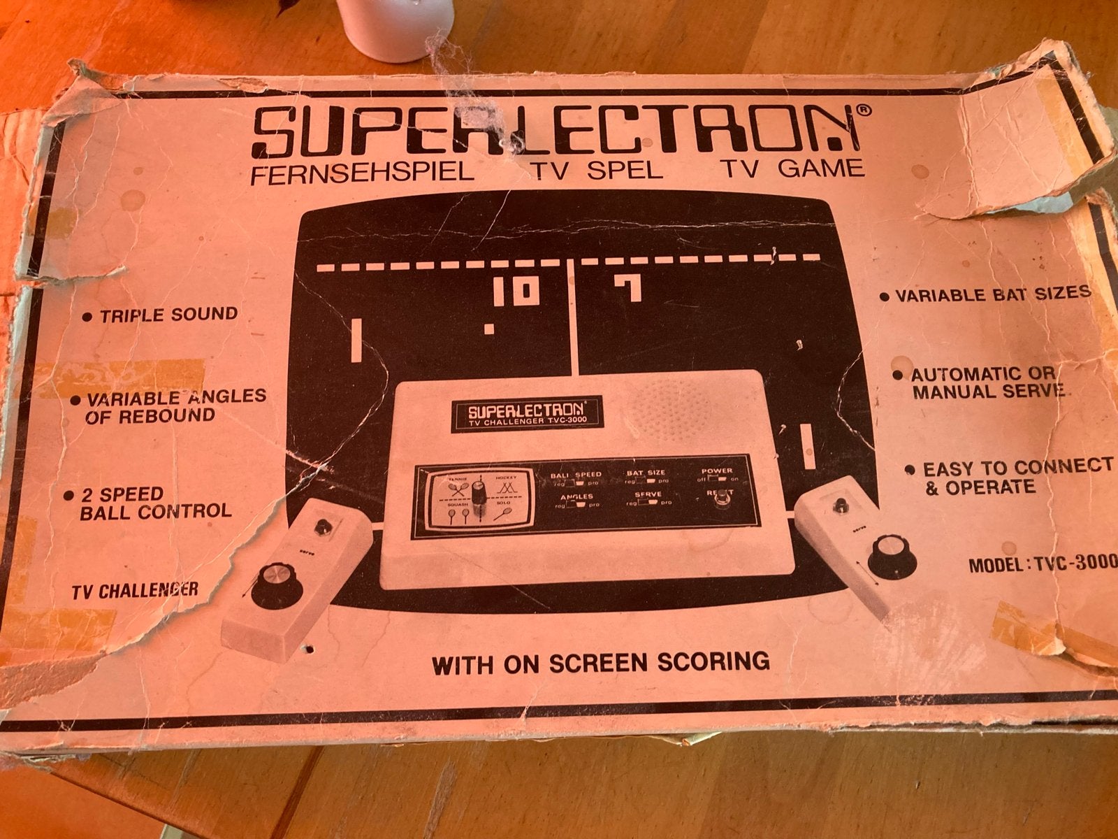 Superlectron TV Challenger Series 3000 - Vintage TV Game, Spelcomputers en Games, Spelcomputers | Overige, Ophalen, Overige merken