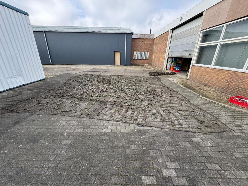 Camouflagenet jutestof jaren 50/60/70 - 3 x 3 meter - nr. 43, Defensie, Overige typen, Ophalen of Verzenden, Defensie
