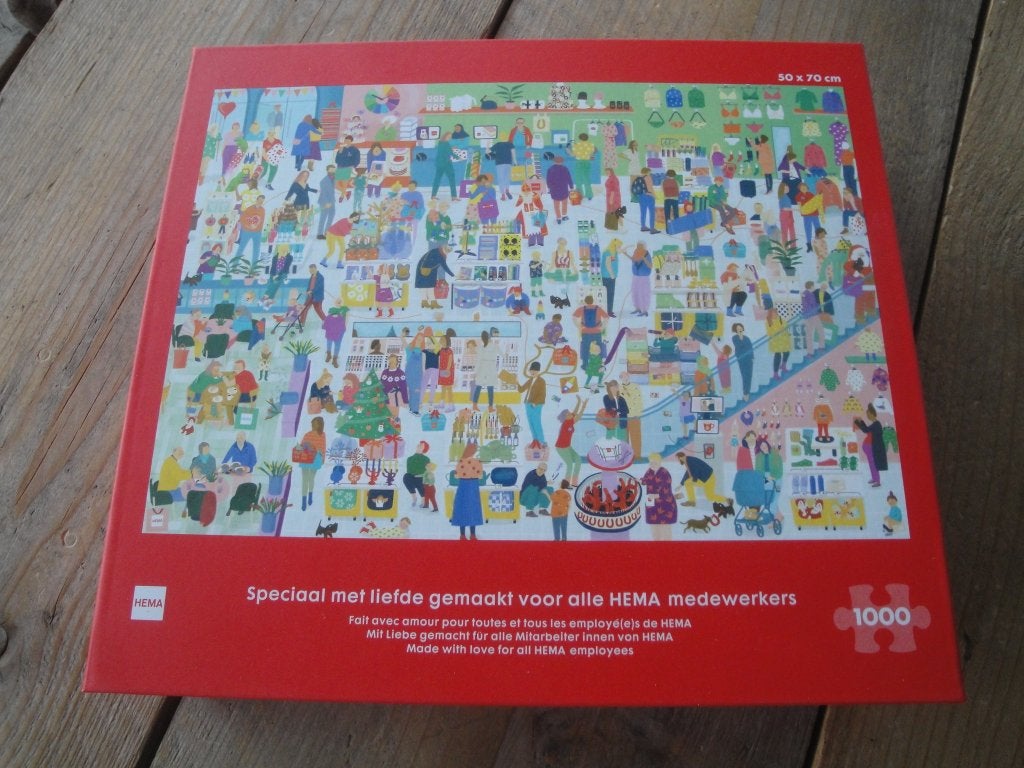 LIMITED EDITION PUZZEL - HEMA, Ophalen of Verzenden, 500 t/m 1500 stukjes, Nieuw, Legpuzzel