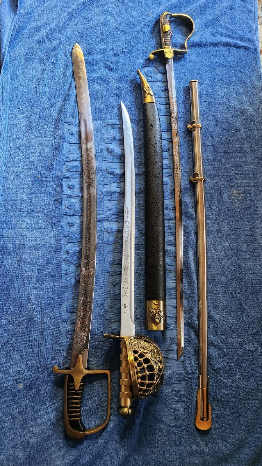 drie replica sabels zwaard, Ophalen of Verzenden, Landmacht