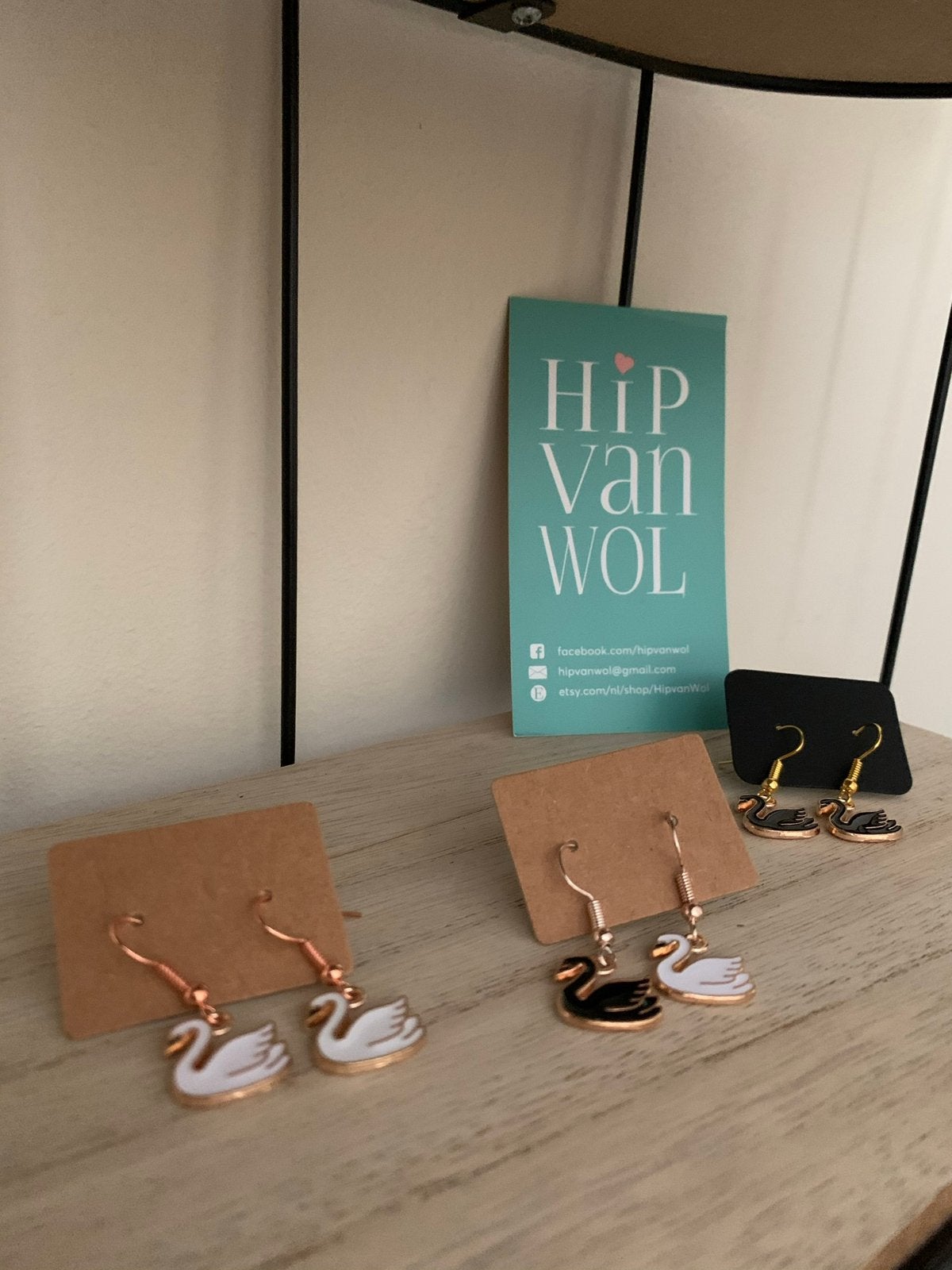 Zwaantjes, Overige materialen, Hangers, Zwart, Nieuw