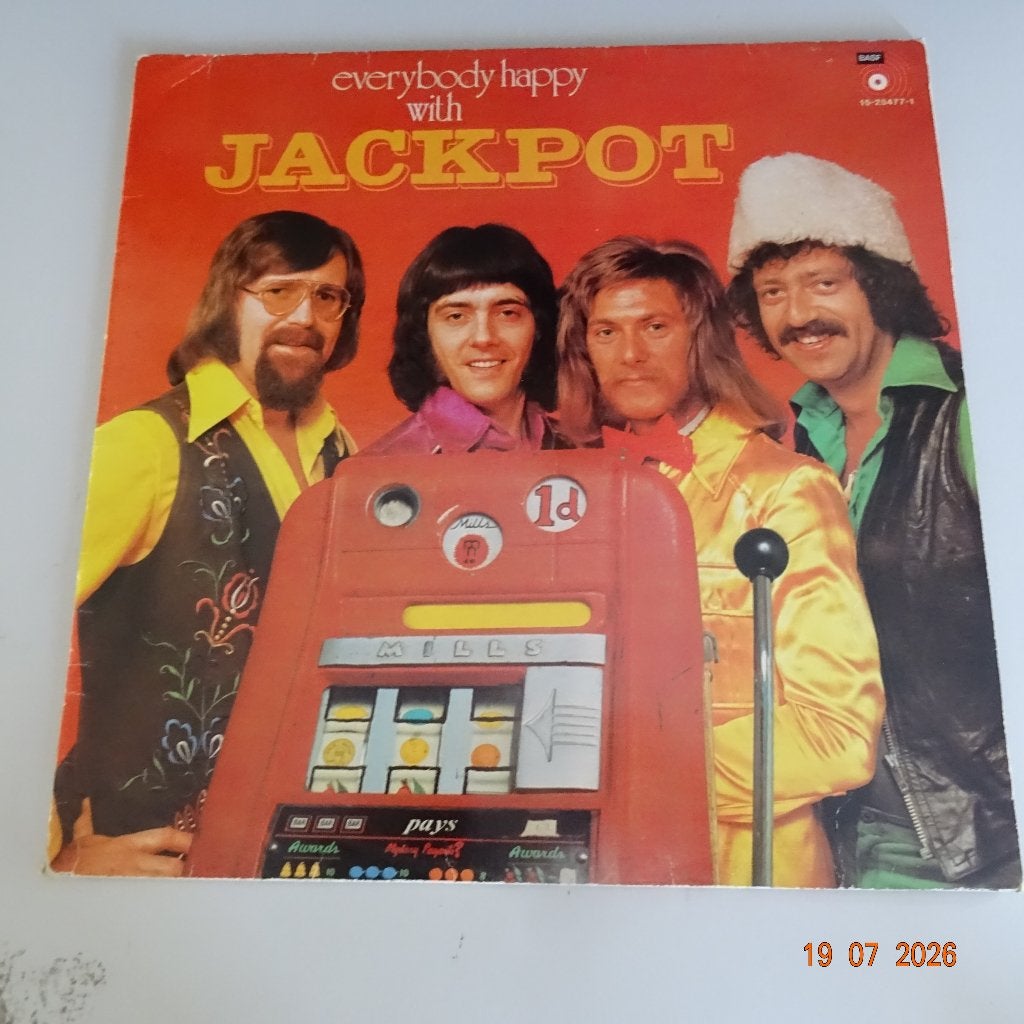 Jackpot - Everybody Happy With Jackpot, LP, Gebruikt, Verzenden, Originele persing
