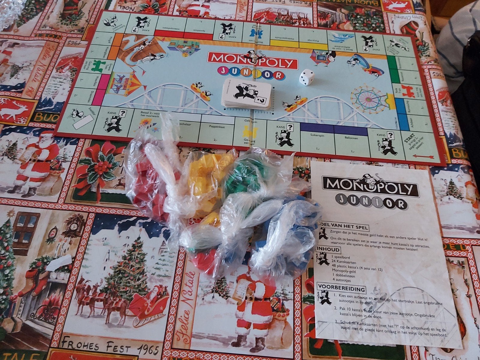 Onderdelen. Monopoly. Junior. Niet Compleet., Ophalen of Verzenden, Zo goed als nieuw