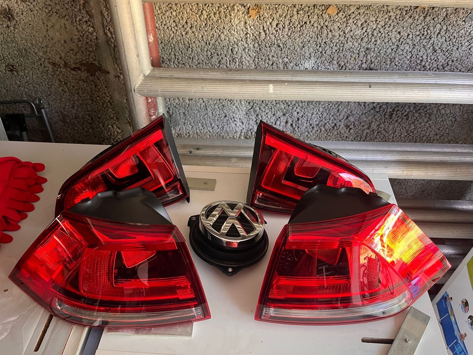 Volkswagen Golf 7 Achterlichten Set (Origineel), Auto-onderdelen, Verlichting, Ophalen of Verzenden, Gebruikt, Volkswagen