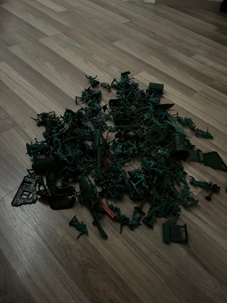 Leger poppetjes groen, Verzamelen, Poppetjes en Figuurtjes, Ophalen of Verzenden, Gebruikt
