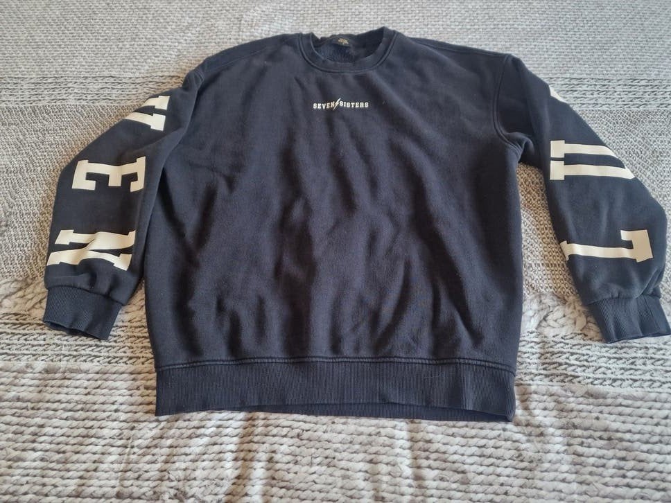 Seven Sisters Lucky Seven sweater maat M, Maat 38/40 (M), Ophalen of Verzenden, Zo goed als nieuw, Blauw
