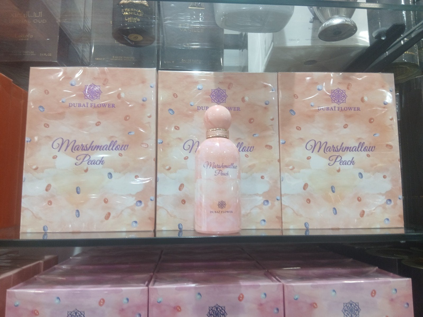 Parfum Dubaï Flower Marshmallow Peach 100ml, Ophalen of Verzenden, Nieuw
