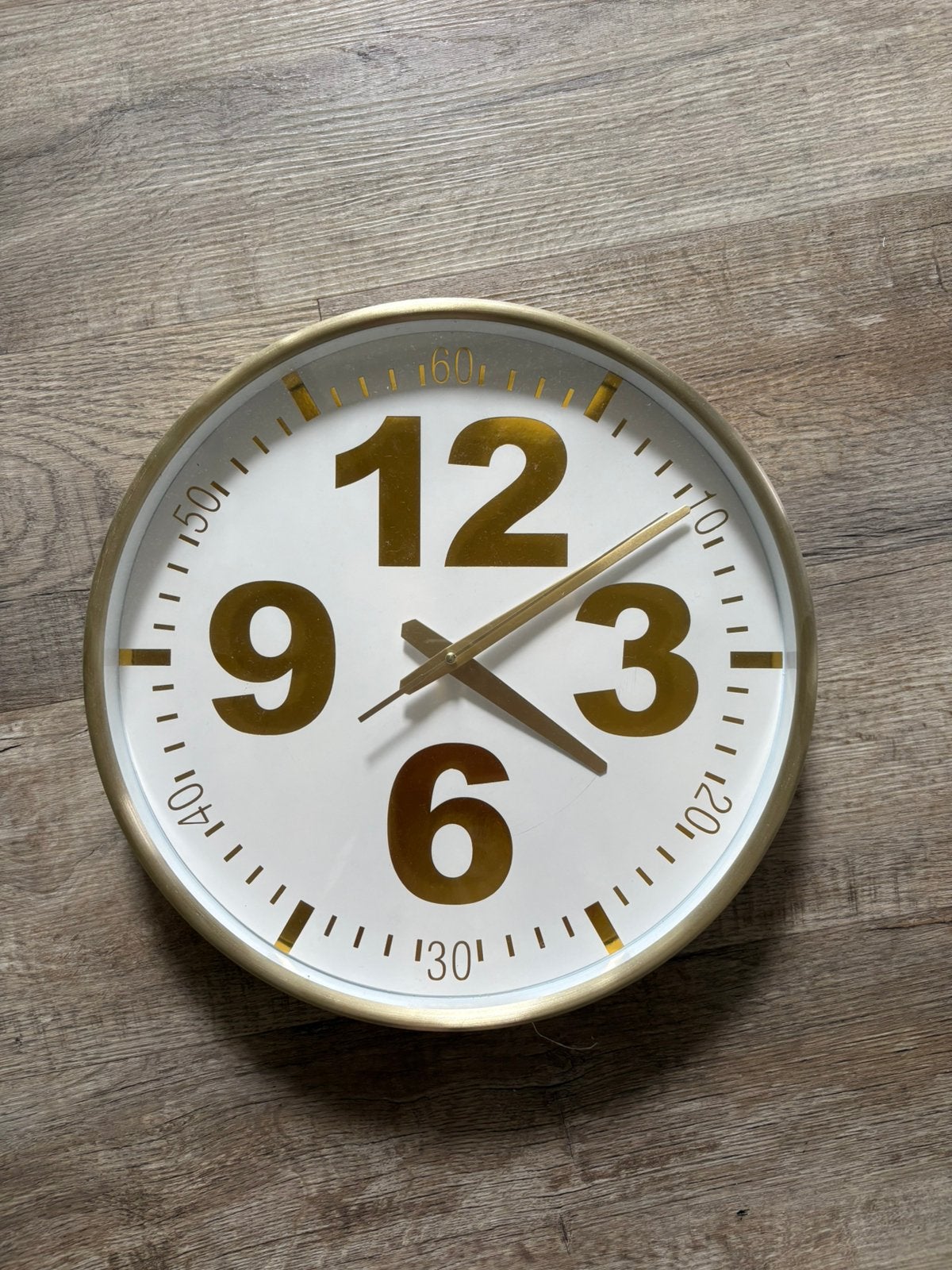 Gouden klok, Ophalen, Goud, Wandklok, Zo goed als nieuw
