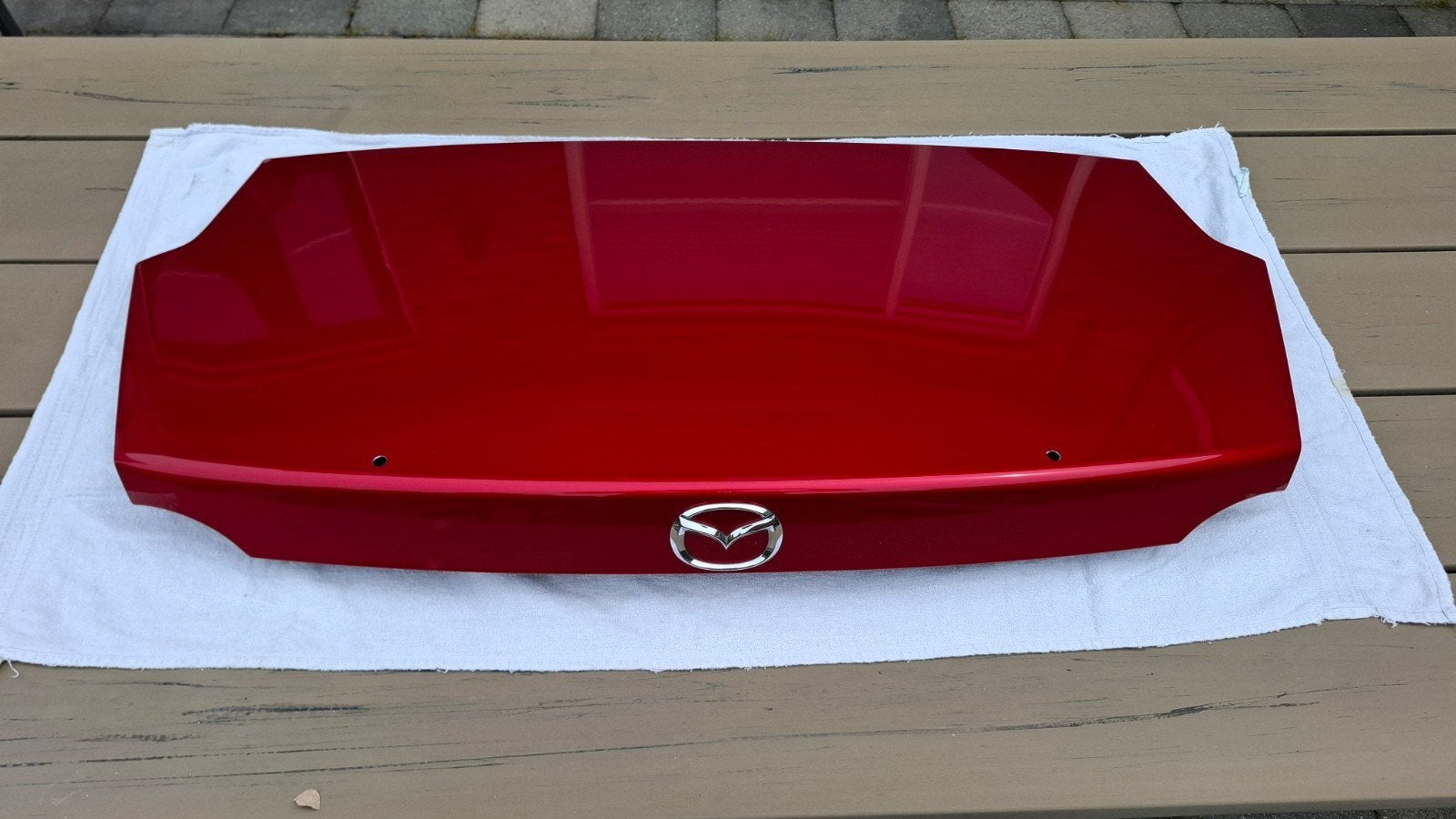 Mazda MX-5 RF Achterklep (ND) vanaf 2015, origineel Soul red, Auto-onderdelen, Gebruikt, Achterklep, Ophalen of Verzenden, Mazda