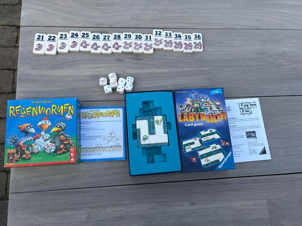 Labyrinth Card Game nieuw, Drie of vier spelers, Ophalen of Verzenden, Gebruikt