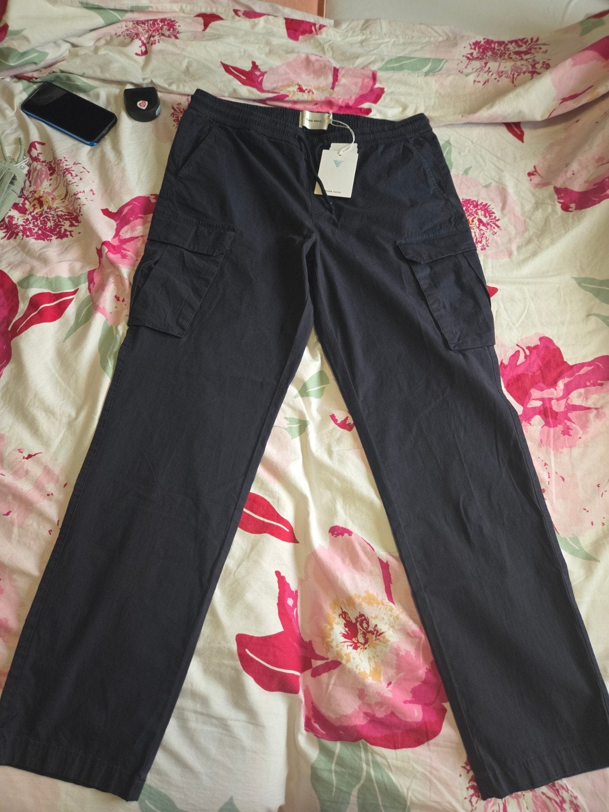 Donkerblauwe Pure Path Cargo pants, maat L, NIEUW!, Kleding | Heren, Maat 52/54 (L), Blauw, Ophalen of Verzenden, Pure Path
