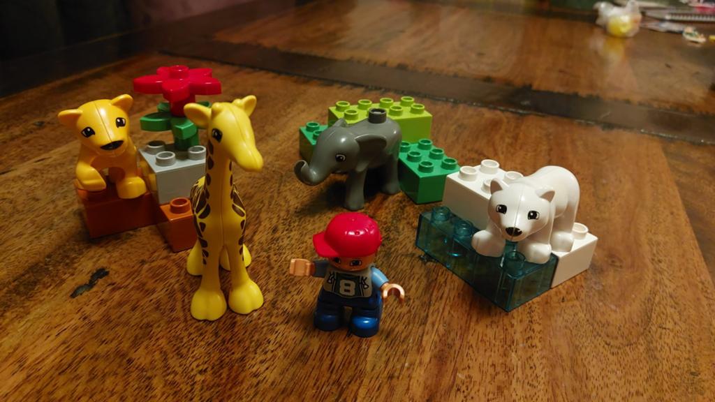 Duplo set 4962 Baby Zoo building set, Ophalen of Verzenden, Zo goed als nieuw, Duplo