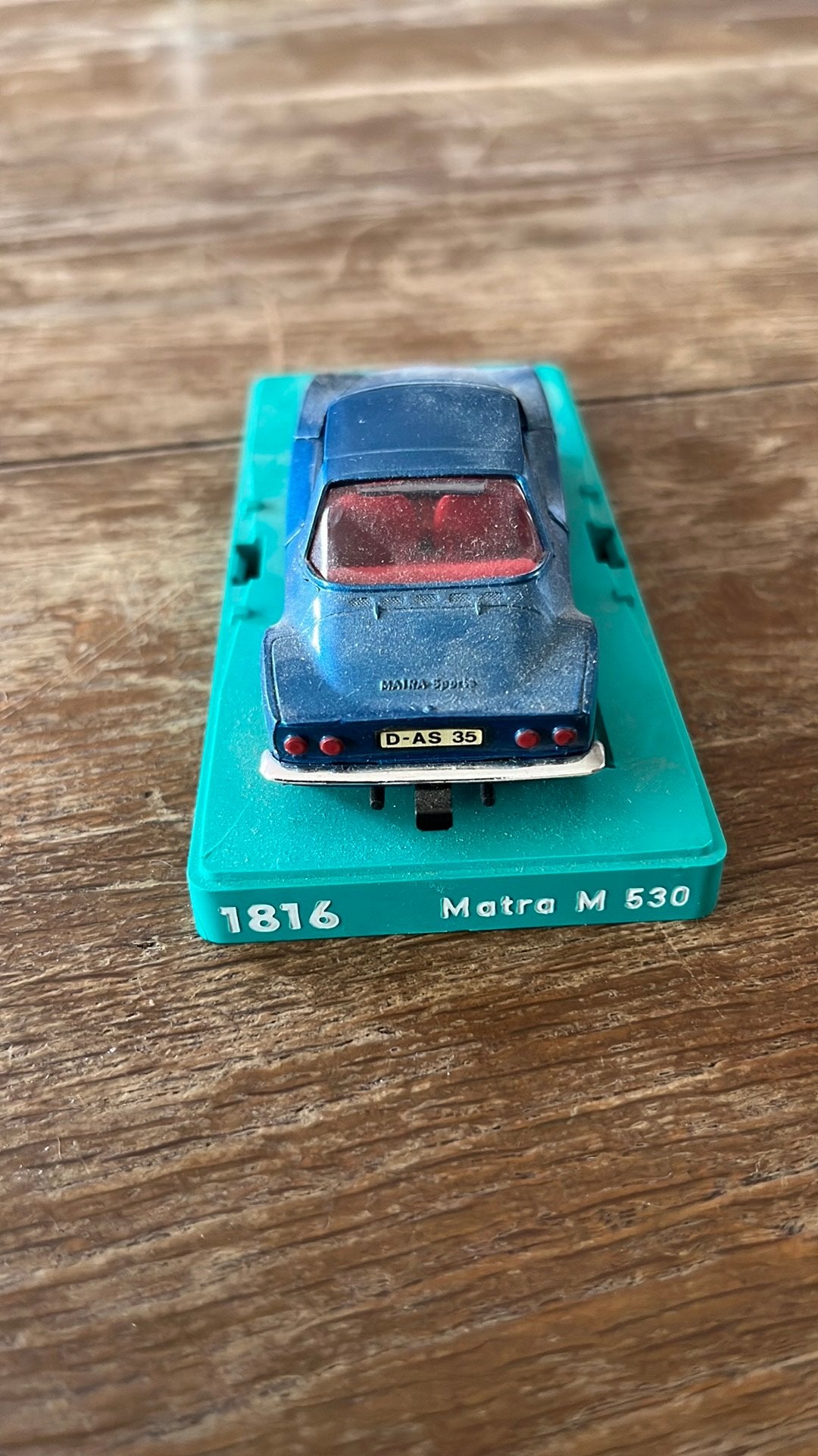 Marklin 1/43 nr.1816 Matra M530 nieuw op plastic plaatje, Hobby en Vrije tijd, Modelauto's | 1:43, Ophalen of Verzenden, Zo goed als nieuw