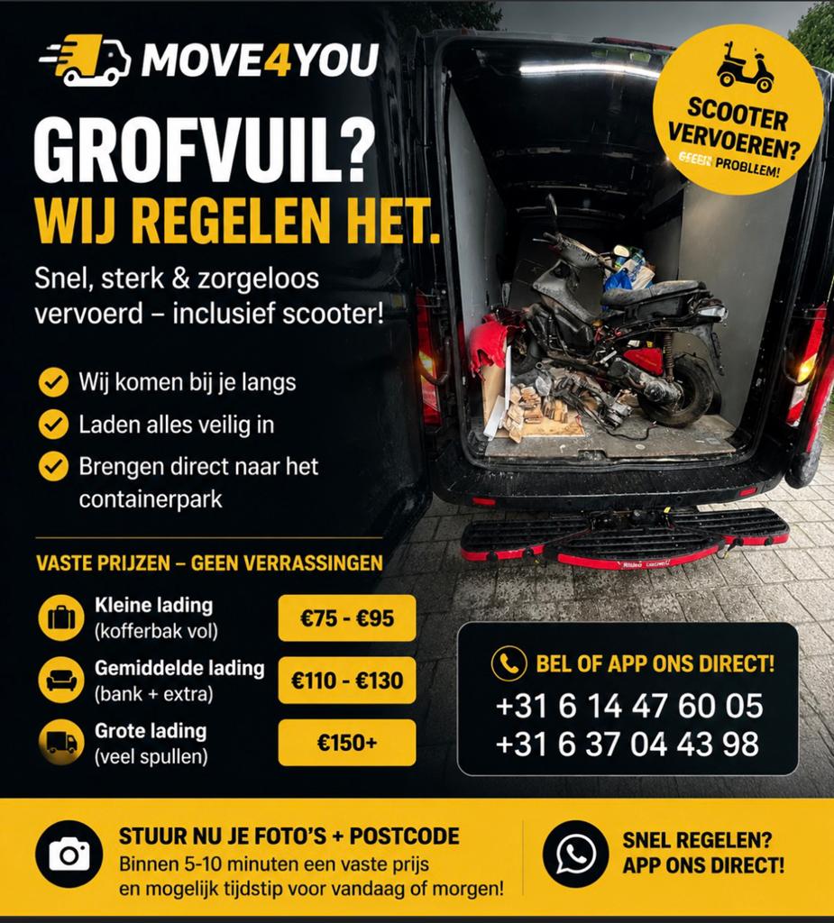 Grofvuil, Eén persoon