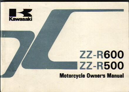 Kawasaki ZZ-R600 - ZZ-R500 1991/1992 manual (4950z), Ophalen of Verzenden, Kawasaki