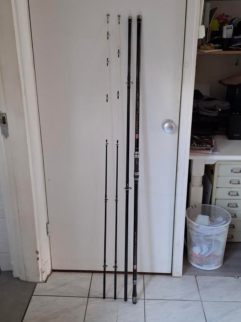 Penn Affinity twin tip 2x 4,5mtr, Ophalen of Verzenden, Gebruikt, Werphengel