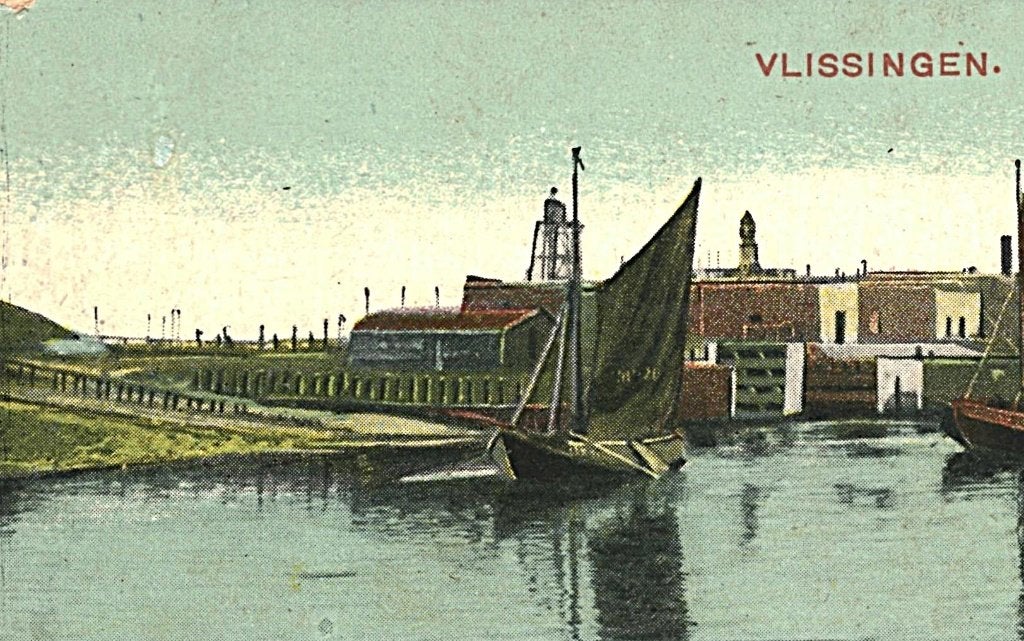 700496 Vlissingen Zeeland 1914 Gelopen met postzegel, Ophalen of Verzenden, Voor 1920, Gelopen, Zeeland