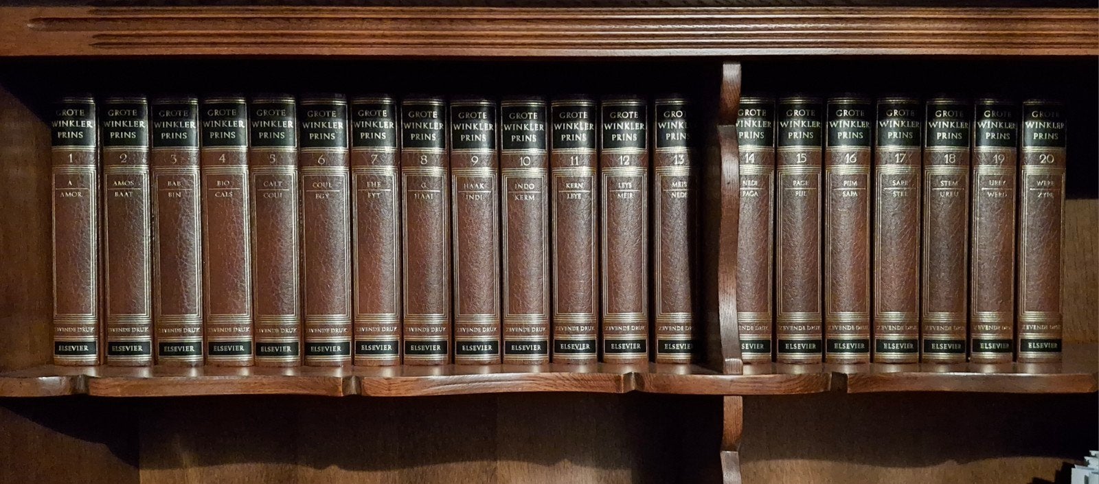 Grote Winkler Prins Encyclopedie - Complete Serie (20 delen), Boeken, Complete serie, Algemeen, Elsevier, Ophalen
