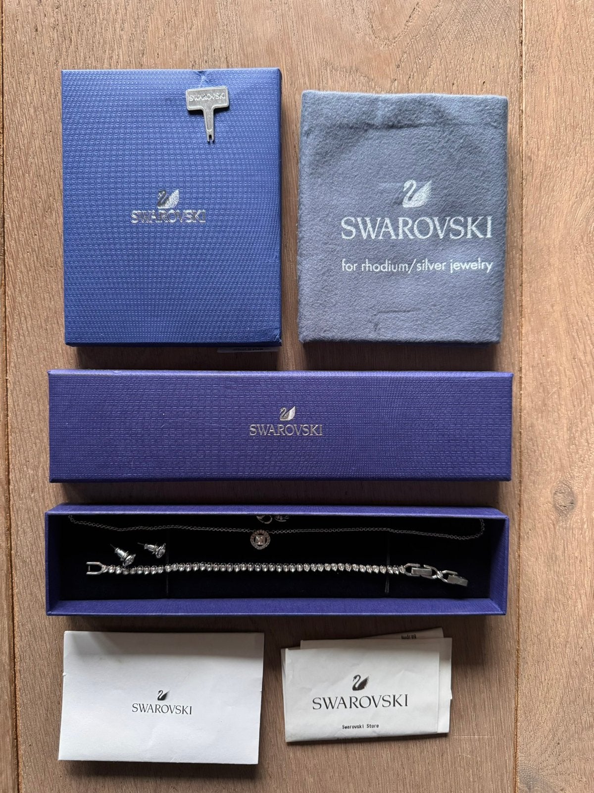 Swarovski set, Ophalen of Verzenden, Zo goed als nieuw