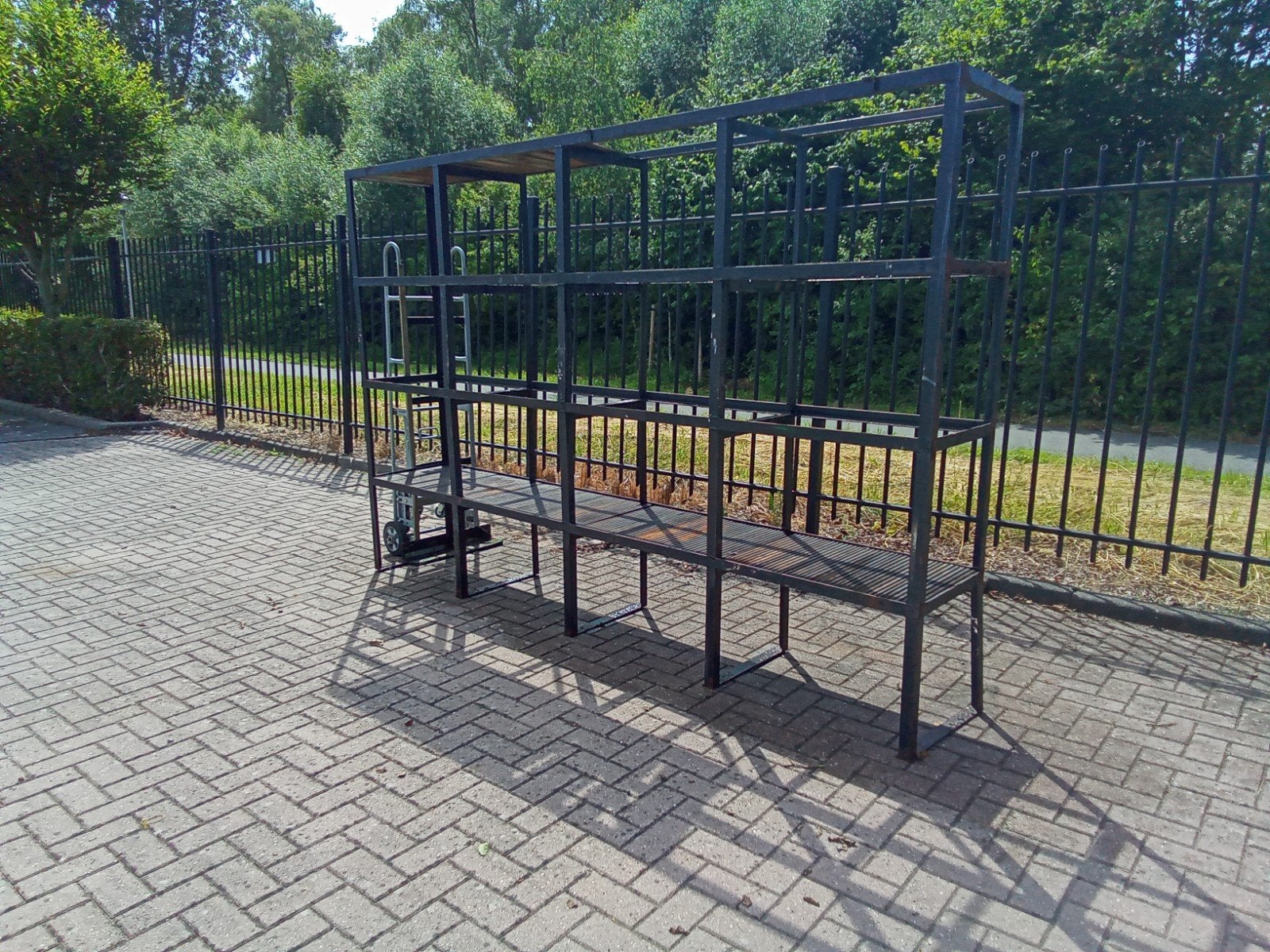 wekplaats container metaal Stellingkast rek onverwoestbaar, Ophalen, Gebruikt