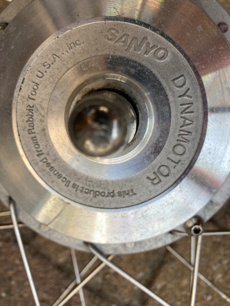 Sparta voorwiel met elektrische motor, Sparta, Gebruikt, Aluminium, Ophalen