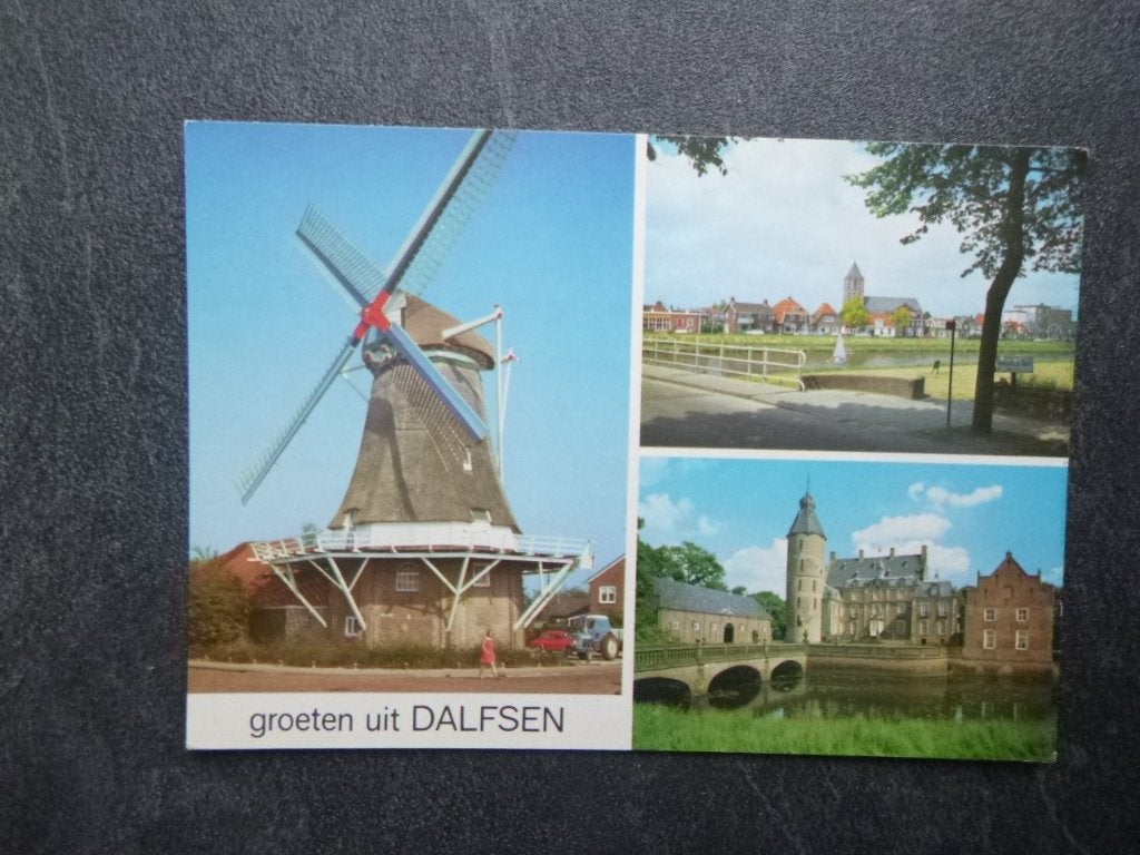 Dalfsen, molen/kasteel Rechteren, Verzenden, 1980 tot heden, Ongelopen, Noord-Brabant