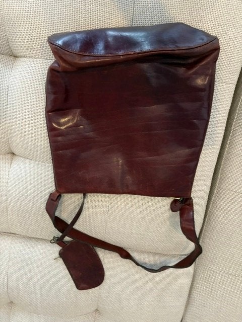 Partridge leren dames bag, Ophalen of Verzenden, Zo goed als nieuw, Bruin, Handtas