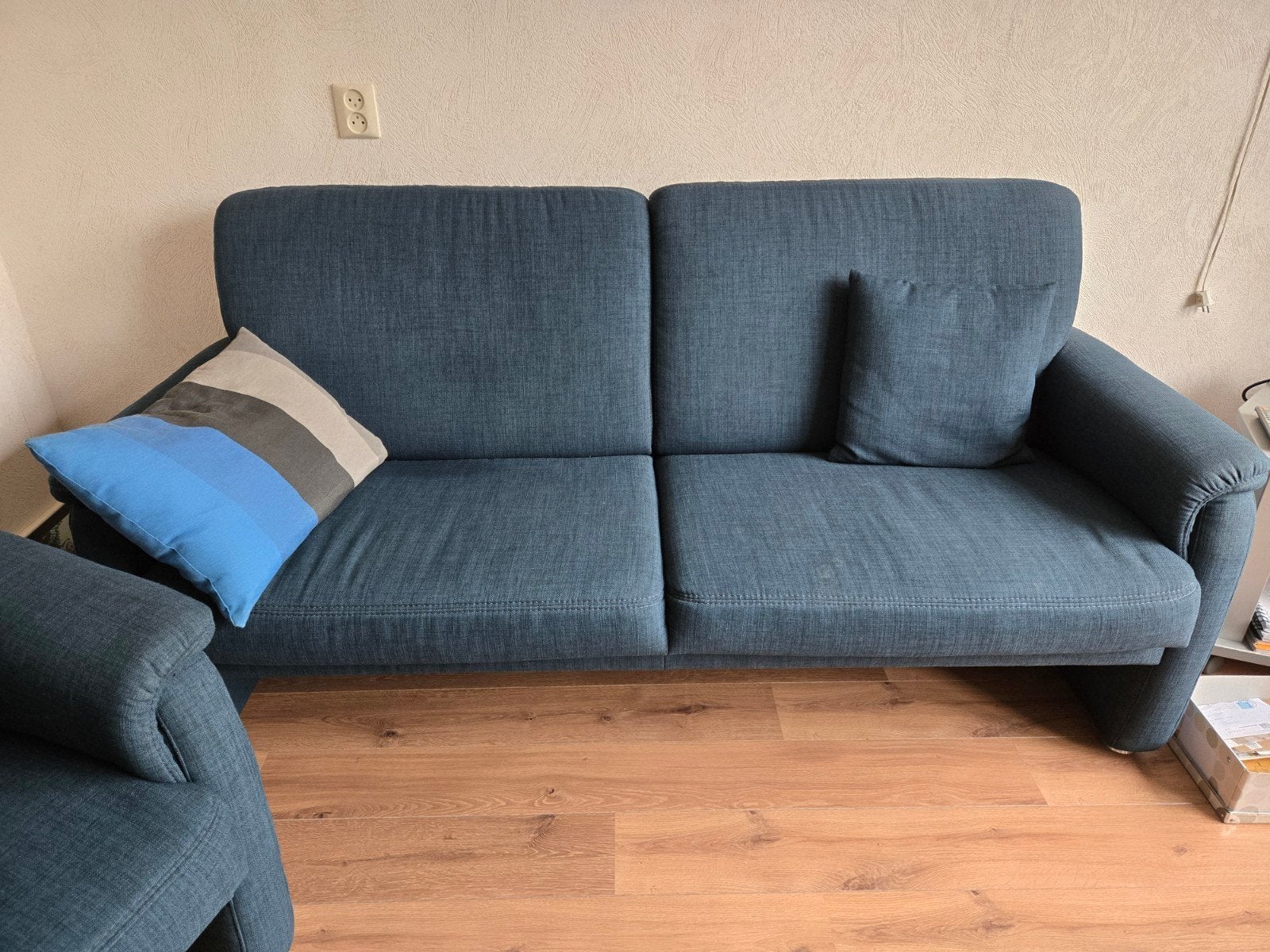 Bank 3 zits + bijpassend fauteuil, Huis en Inrichting, Ophalen, Gebruikt, 150 tot 200 cm, Driepersoons