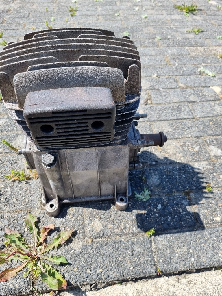compressorpomp, Doe-het-zelf en Verbouw, Compressors, Gebruikt, 6 tot 10 bar, Minder dan 25 liter, 200 tot 400 liter/min, Mobiel