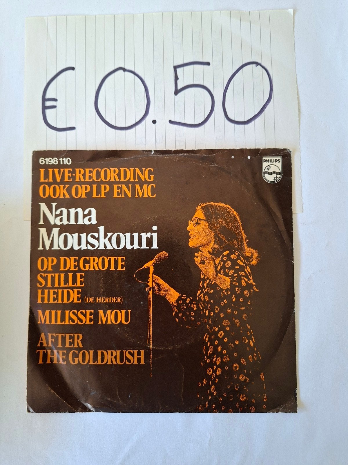 Nana Mouskouri, Ophalen of Verzenden, Gebruikt, 7 inch, Pop