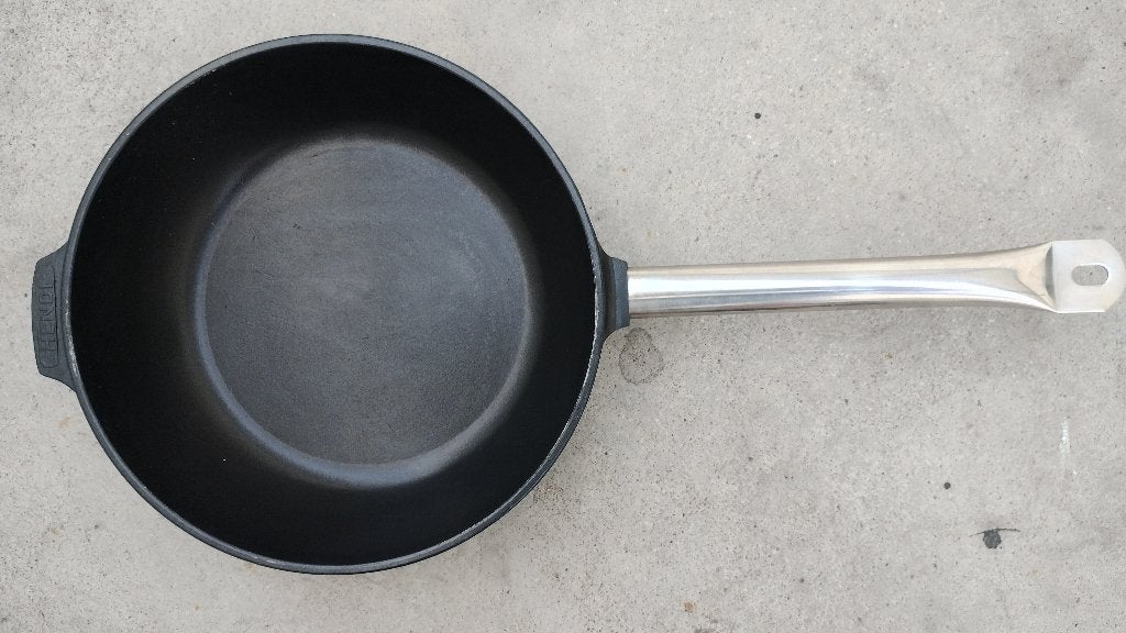Hapjespan, Ophalen, Koekenpan, Gebruikt, Aluminium