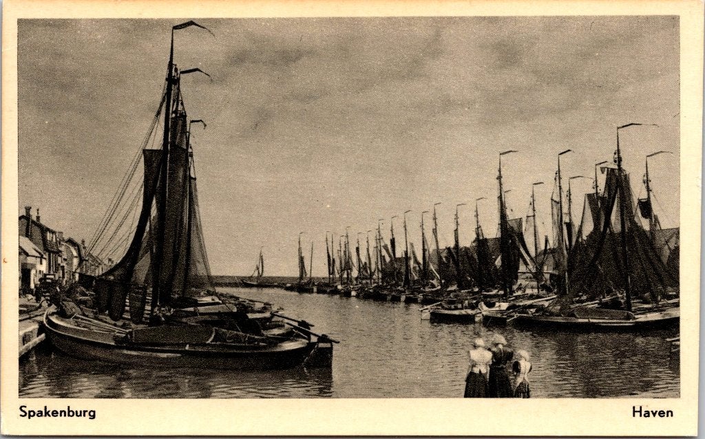 Spakenburg - 12 oude ansichtkaarten I, Verzenden, 1940 tot 1960, Gelopen, Utrecht