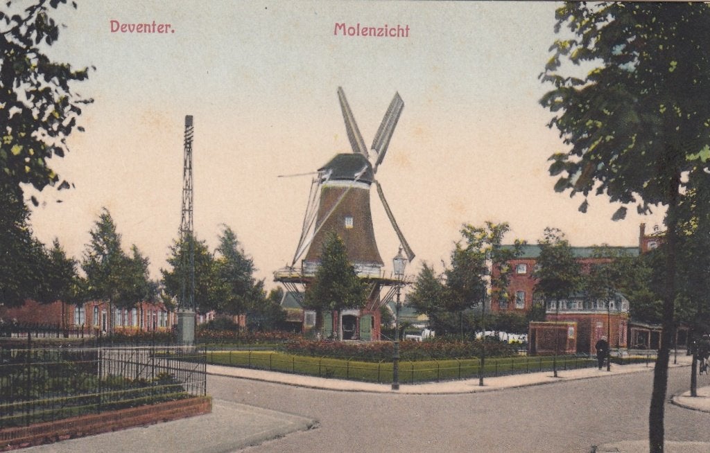 Deventer - Molenzicht, Verzamelen, Ansichtkaarten | Nederland, Verzenden, Voor 1920, Ongelopen, Overijssel
