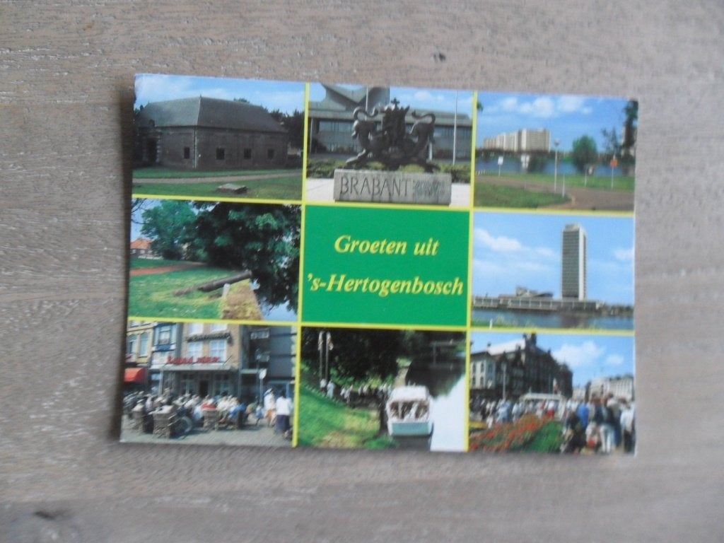 's Hertogenbosch, de Paternoster/rondvaartboot, Verzenden, 1980 tot heden, Gelopen, Noord-Brabant