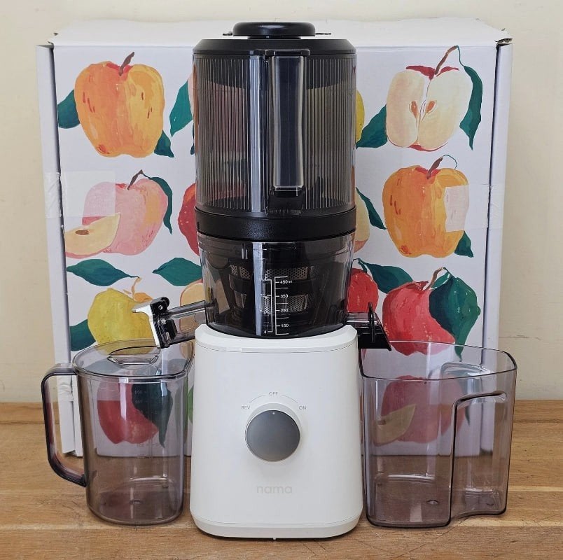 NAMA J2 Cold Press Juicer Wit Kauwbare Slow Juicer, Witgoed en Apparatuur, Juicers, Zo goed als nieuw, Slowjuicer, Ophalen of Verzenden