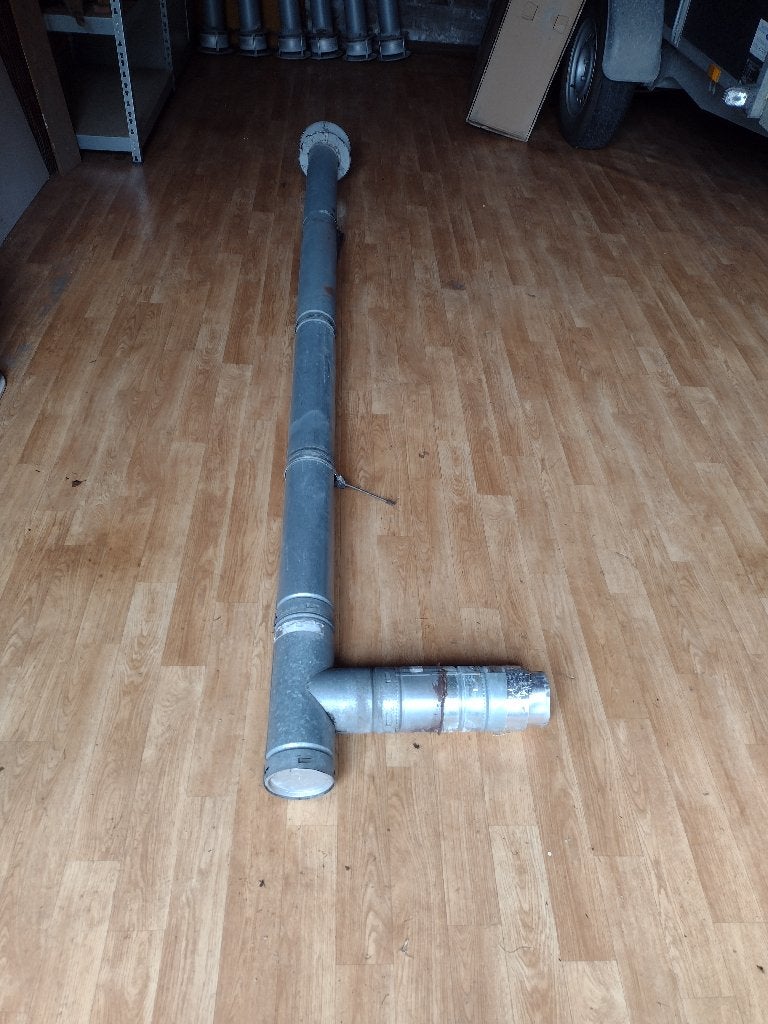 Te koop: Dubbelwandige Afvoerpijpen., Doe-het-zelf en Verbouw, Buizen en Afvoer, Afvoer, Gebruikt, 2 tot 4 meter, Ophalen of Verzenden