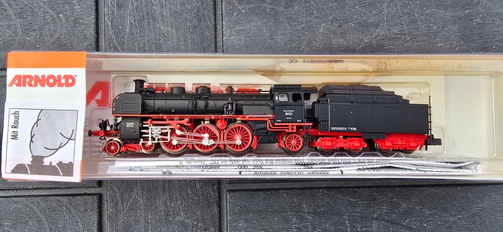 arnold 82544 br18 stoomlok dcc digitaal topstaat ovp!, Arnold, Ophalen of Verzenden, Zo goed als nieuw, Gelijkstroom
