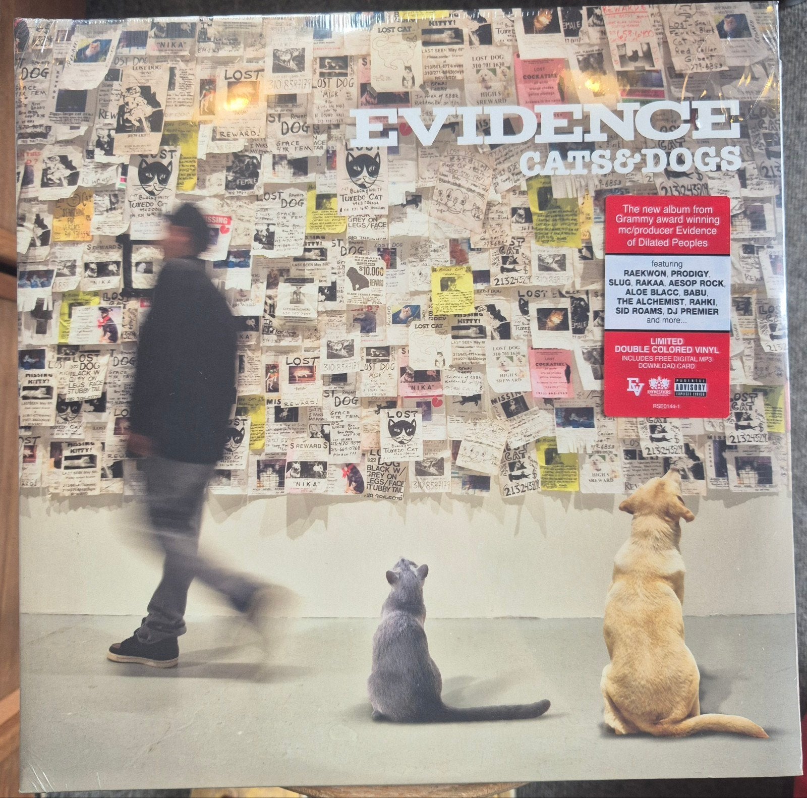 Evidence - Cats & Dogs, Ophalen of Verzenden, Nieuw in verpakking, 12 inch, LP