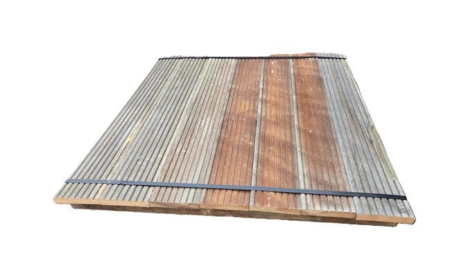 7  profielplanken / Vlonderplanken 1.10 m lang - nr: HP206, Ophalen, Nieuw, Hout