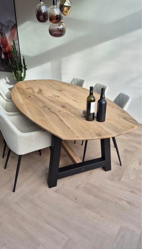 Eiken eetkamer tafel naar keuze, Huis en Inrichting, Complete eetkamers, Zo goed als nieuw, Ophalen of Verzenden
