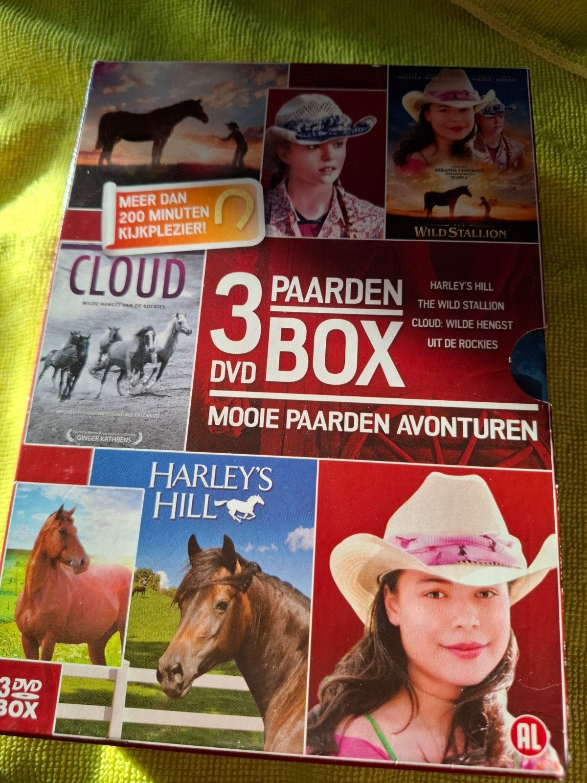 3 Paarden DVD Box: The Wild Stallion, Cloud, Harley's Hill, Avontuur, Verzamelbox, Alle leeftijden, Ophalen of Verzenden