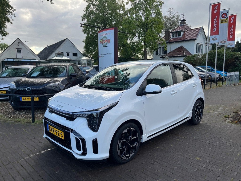 Kia PICANTO 1.2 DPI GT-LINE AUTOMAAT / NAVI / CAMERA / DAB /, Auto's, Met garantie (alle), 4 stoelen, Leder, Bedrijf