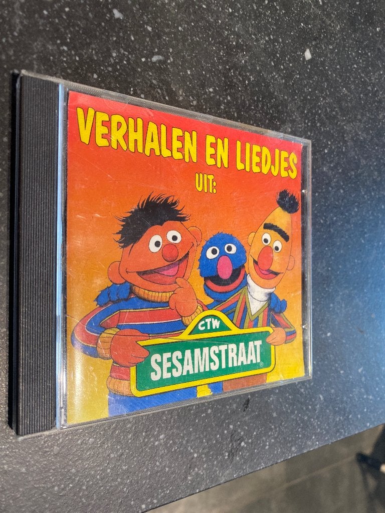 Verhalen en Liedjes uit Sesamstraat CD, 3 tot 5 jaar, Ophalen of Verzenden, Zo goed als nieuw, Verhaal of Sprookje