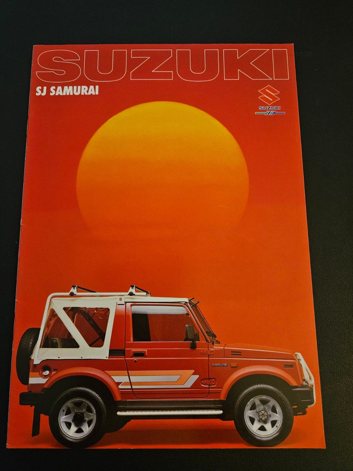 Brochure Suzuki SJ Samurai, Ophalen of Verzenden, Zo goed als nieuw, Overige merken