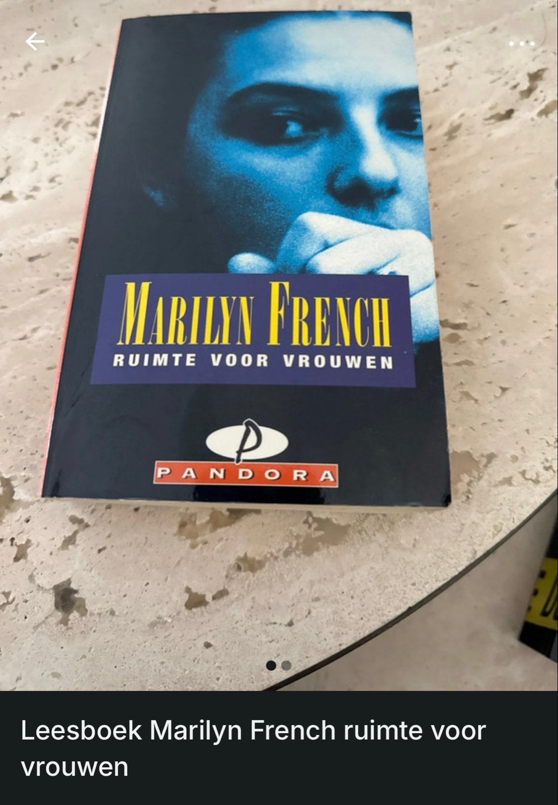 Marilyn French - Ruimte voor Vrouwen (Pandora), Ophalen of Verzenden, Gelezen, Nederland