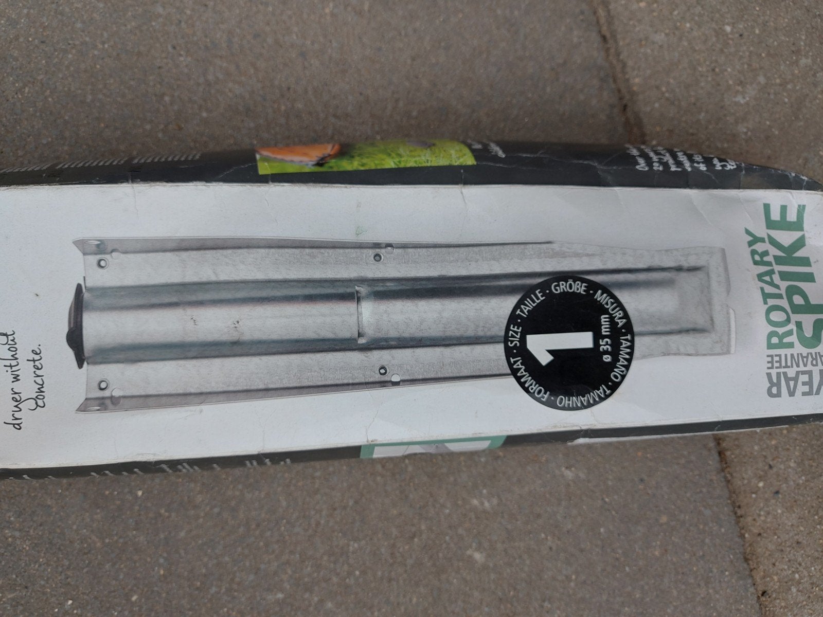 BRABANTIA grondanker  doorsnee 35 mm, Tuin en Terras, Droogmolens en Wasrekken, Ophalen of Verzenden, Nieuw, Droogmolen