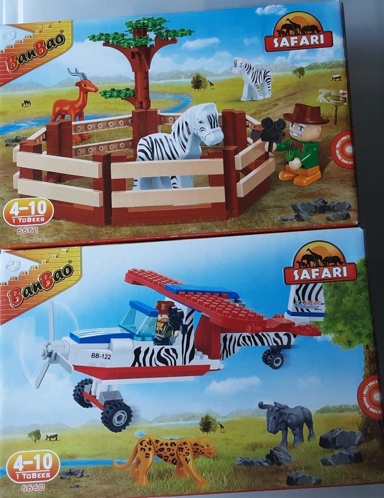BanBao, speelset safari, 2 dozen, nieuw., Ophalen of Verzenden, Meer dan 50 stukjes, Nieuw, 6 jaar of ouder